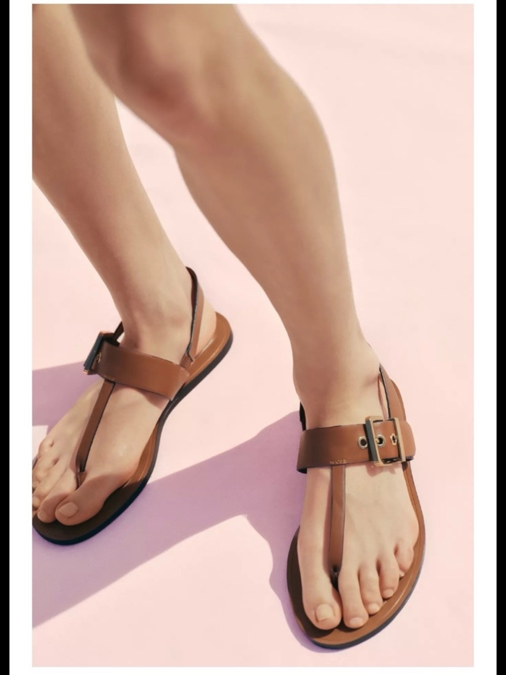 Zara Flat Buckle Sandals!